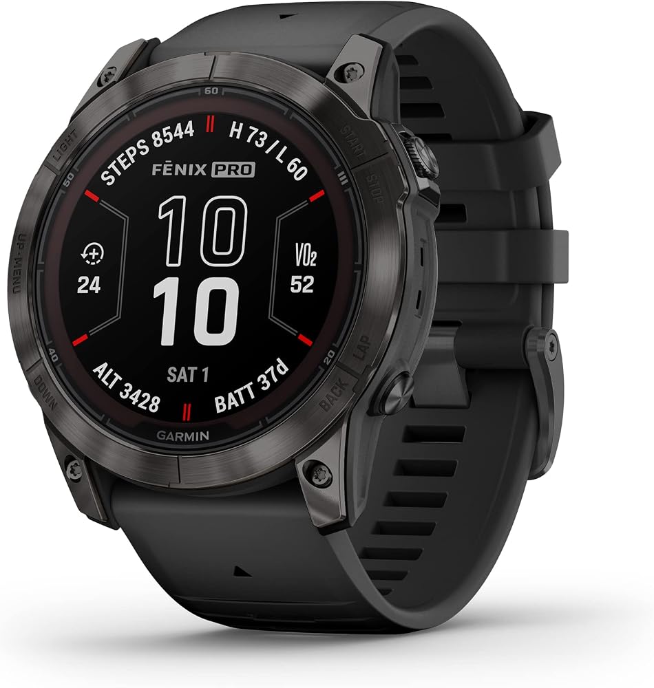 A photograph of Garmin fenix 7X Pro Sapphire Solar