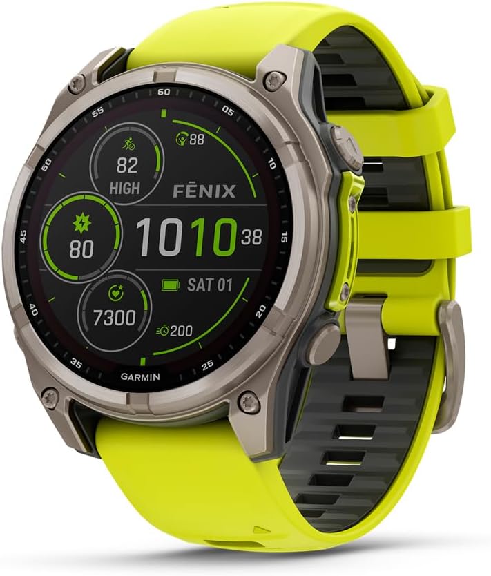 A photograph of Garmin fenix 8 Solar 47mm