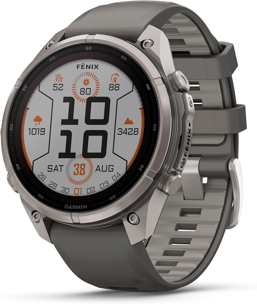 A photograph of Garmin fenix 9 Pro Solar 47mm