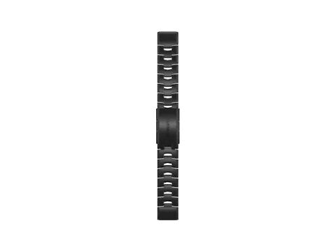 A photograph of Garmin QuickFit 22 Watch Band Vented Titanium