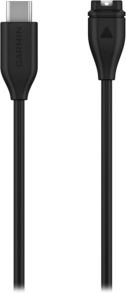 A photograph of Garmin USB-C Charging Data Cable