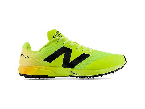 A photograph of Unisex New Balance FuelCell XC7 5